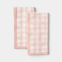 2pk Gingham Swiss Dot Napkins - Room Essentials™