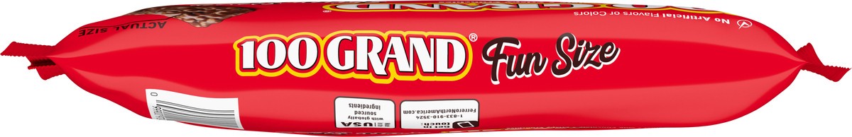 slide 7 of 12, 100 Grand Milk Chocolate Chewy Caramel & Crispy Crunchies Fun Size - 10 Oz, 10 oz