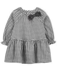 Carter's Baby Plaid Peplum Dress Plaid 24M