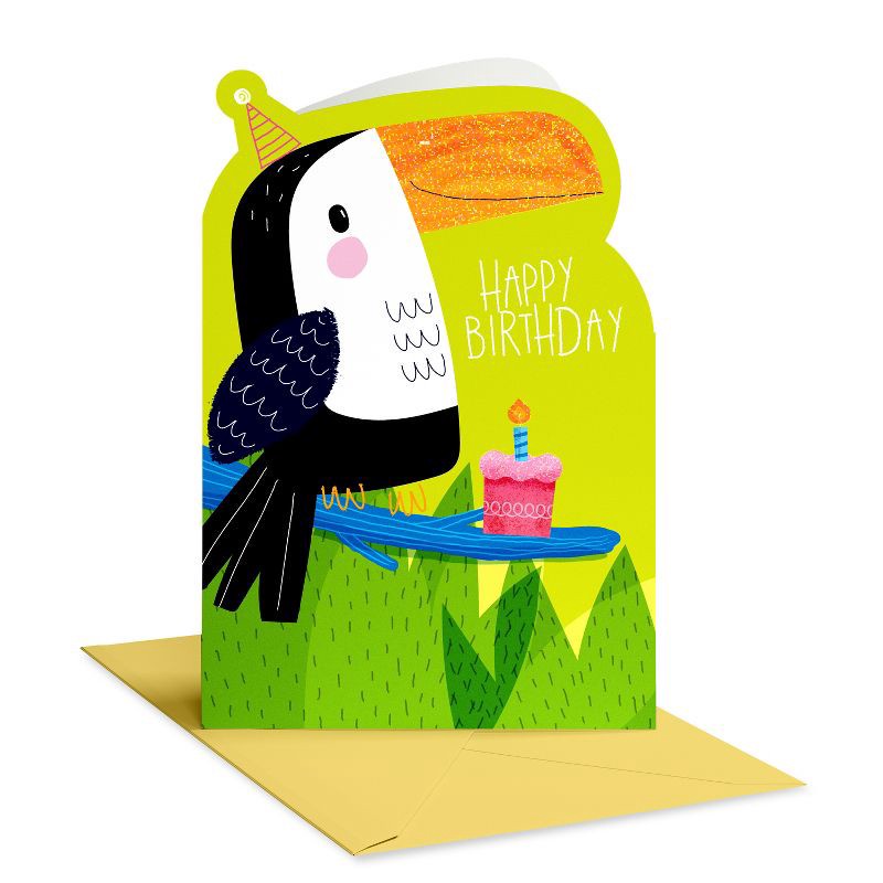 slide 1 of 5, American Greetings Birthday Card for Kids, Wild Adventures, Includes Envelope, 1 ct