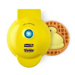Dash x Peeps Mini Waffle Maker Yellow Chick