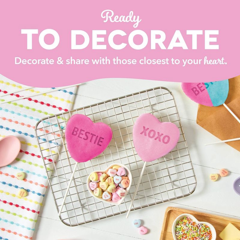 slide 5 of 7, Dash x Sweethearts Mini Waffle Maker Pink XOXO, 1 ct