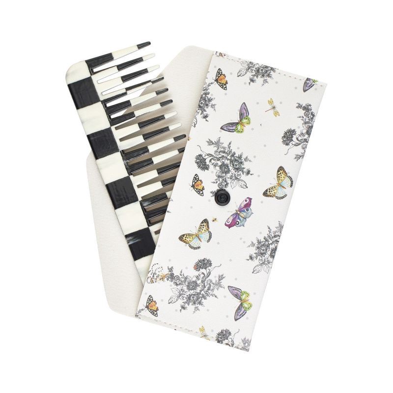 MacKenzie-Childs x Goody Comb and Case Courtly Check and Butterfly Toile MacKenzie-Childs x Wet Brush Smooth Styler - Butterfly Toile main image 4
