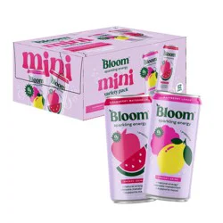 BLOOM NUTRITION Bloom Sparkling Energy Mini Variety Pack Energy Drink - 12pk/7.5 fl oz