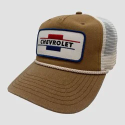 Men's Chevrolet Baseball Hat - Tan