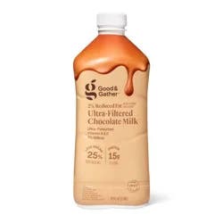 Lactose-Free 2% Chocolate Ultra-Filtered Milk - 52 fl oz - Good & Gather™