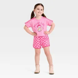 Toddler Girls' 2pc Disney Toy Story Jessie T-Shirt & Shorts Set - Pink 2T