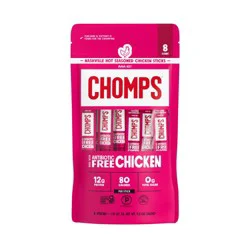 Chomps Snack Sticks Nashville Hot Chicken Meat Sticks - 9.2oz/8ct