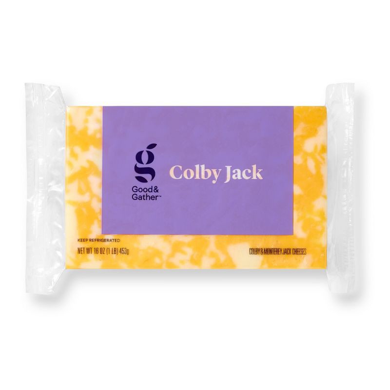 slide 1 of 4, Colby Jack Cheese - 16oz - Good & Gather™, 16 oz
