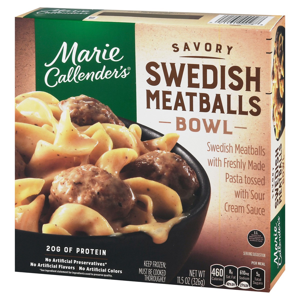 slide 10 of 10, Marie Callender's Savory Swedish Meatballs Bowl 11.5 oz, 11.5 oz