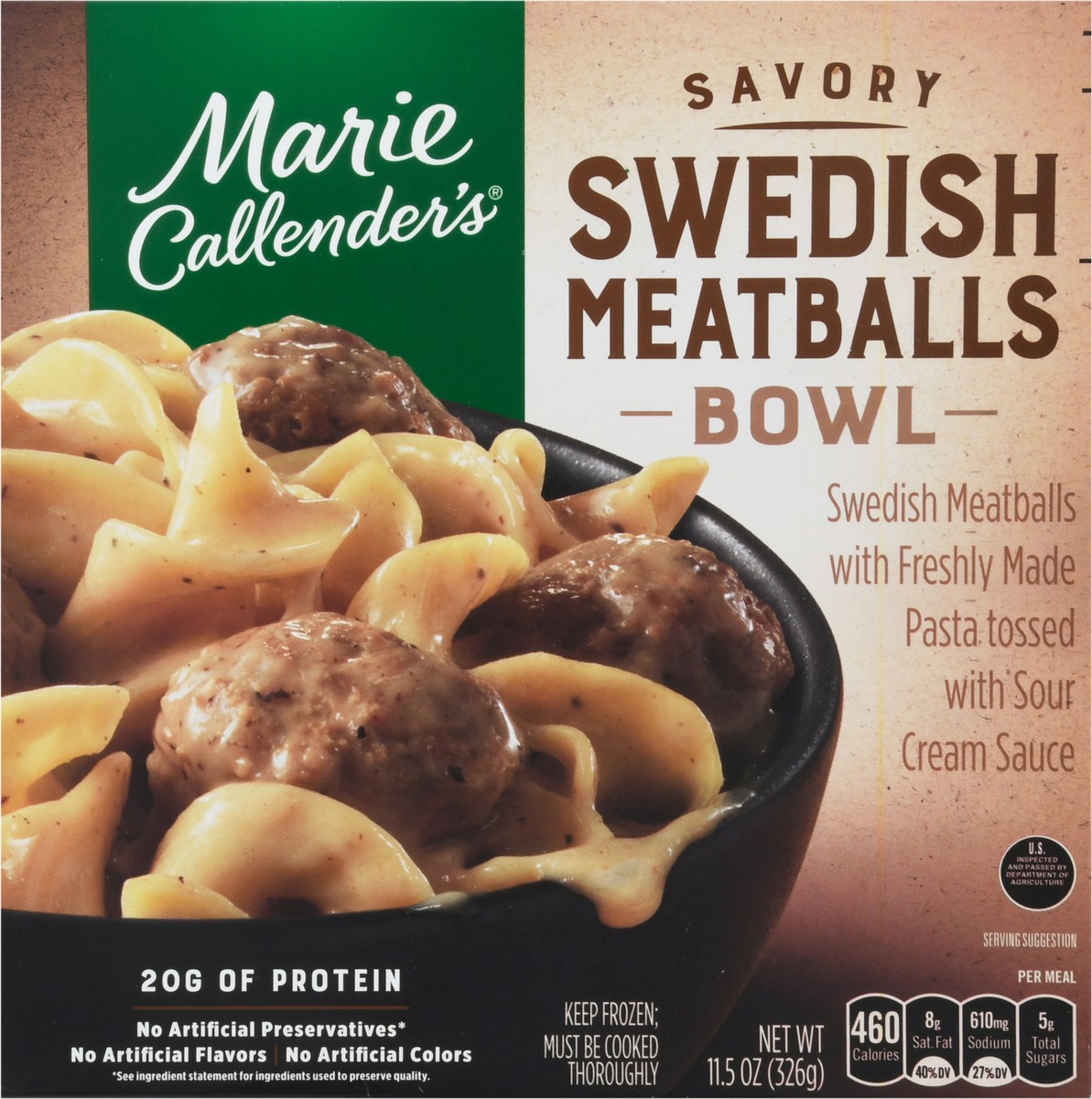 slide 7 of 10, Marie Callender's Savory Swedish Meatballs Bowl 11.5 oz, 11.5 oz