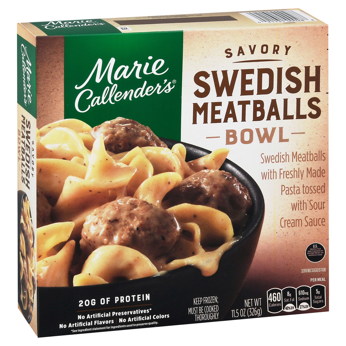 slide 2 of 10, Marie Callender's Savory Swedish Meatballs Bowl 11.5 oz, 11.5 oz