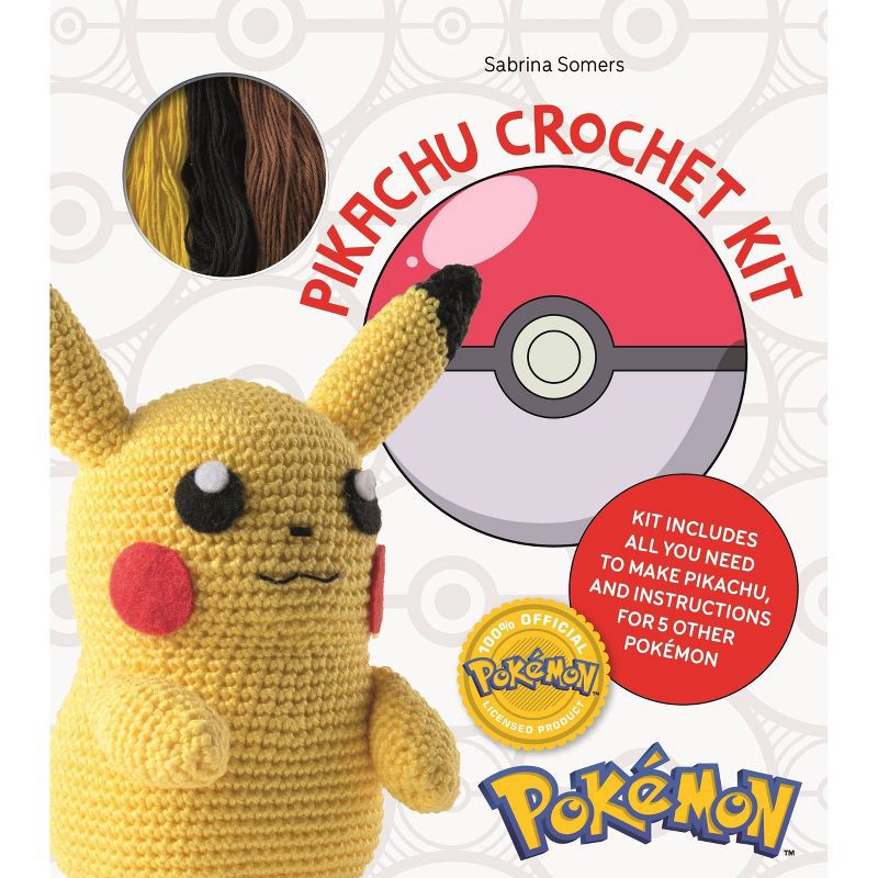 slide 1 of 2, Ingram Pokemon Crochet Pikachu Kit - by Sabrina Somers (Hardcover), 1 ct