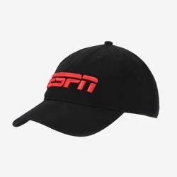 Men's ESPN Baseball Hat - Black/Red