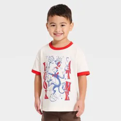 Toddler Boys' Dr. Seuss "Look at Me" Ringer T-Shirt - Ivory 4T