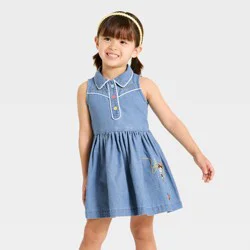 Toddler Girls' Disney Toy Story Jessie Denim Dress - Blue 2T