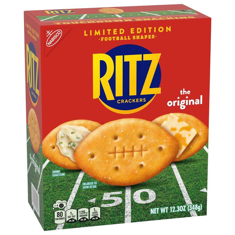 slide 11 of 14, RITZ Football Shapes Crackers - 12.3oz, 12.3 oz