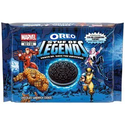 MARVEL OREO Stuf of Legends Chocolate Sandwich Cookies Special Edition - 10.68oz