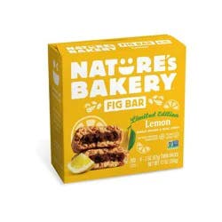 Nature's Bakery Lemon Fig Snack Bars 12oz/6ct