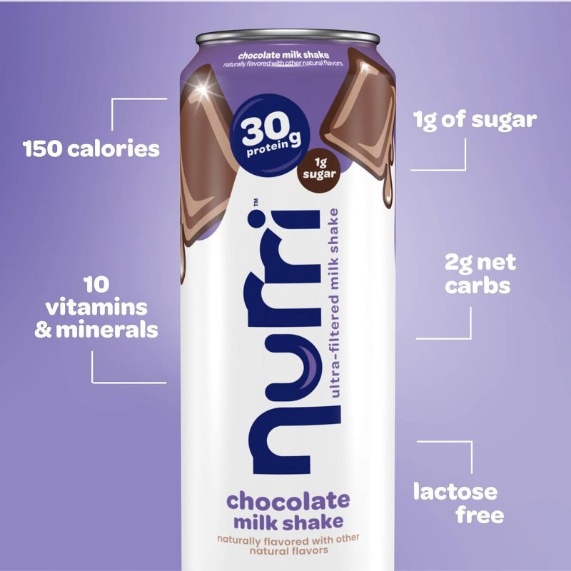 slide 7 of 7, Nurri Ultra-Filtered Chocolate Milk Shake - 11 fl oz, 11 fl oz