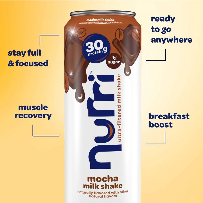 slide 7 of 7, Nurri Ultra-Filtered Mocha Milk Shake - 11 fl oz, 11 fl oz