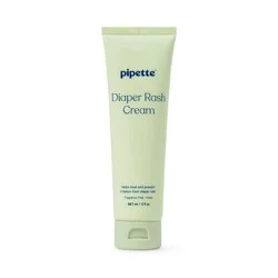 Pipette Diaper Rash Cream - Fragrance Free - 3 fl oz: Paraben-Free, Petroleum-Free, Vegan, Unscented
