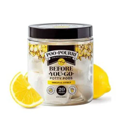 Poo-Pourri Potty Pods Toilet Bowl Cleaners - Original Citrus - 20ct