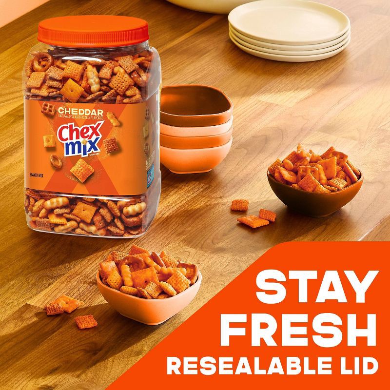 slide 7 of 8, Chex Mix Cheddar Tub Snack Mix - 20oz, 20 oz