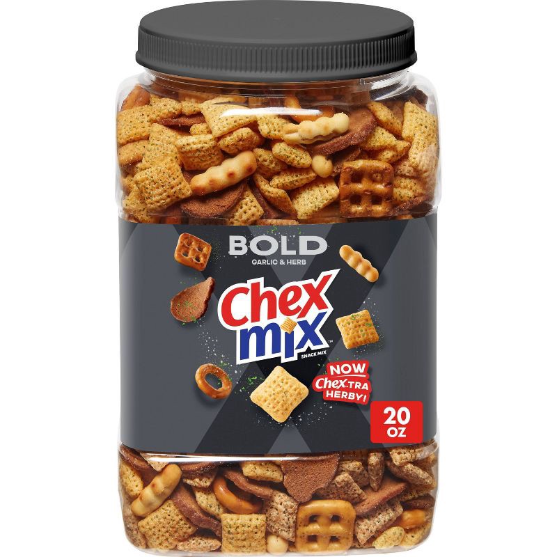 slide 1 of 8, Chex Mix Bold Tub Snack Mix - 20oz, 20 oz