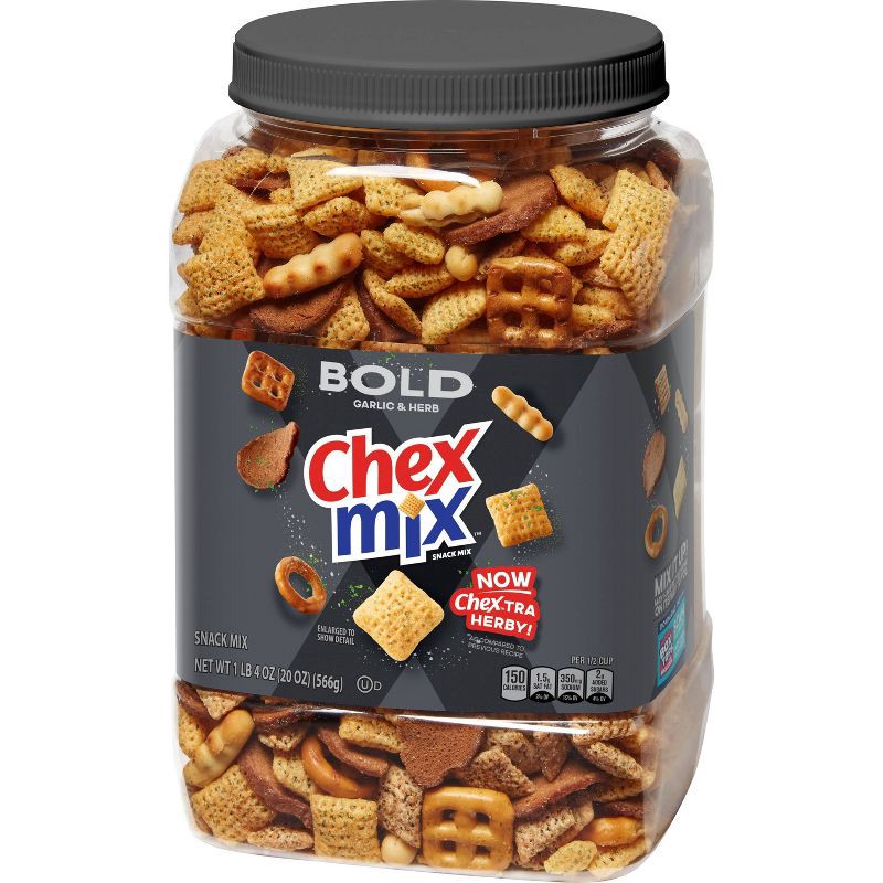slide 5 of 8, Chex Mix Bold Tub Snack Mix - 20oz, 20 oz