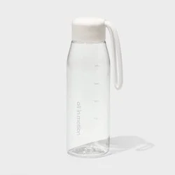 24fl oz Plastic Bottle White - All In Motion™