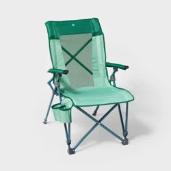 Premium Outdoor Portable Camping Chair Green - All In Motion™