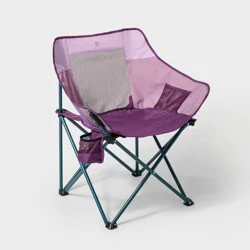 Folding Club Outdoor Portable Camping Chair Purple - All In Motion™