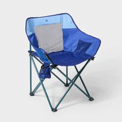 Folding Club Outdoor Portable Camping Chair Blue - All In Motion™