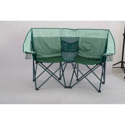 Loveseat Outdoor Portable Camping Chair Green - All In Motion™
