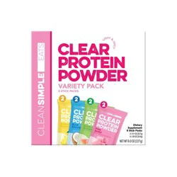 Clean Simple Eats Clear Protein Powder Variety Pack - 8.0oz/8ct