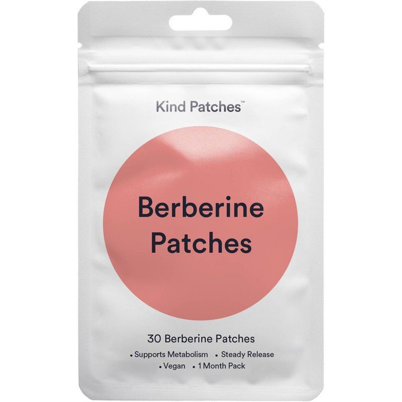 slide 1 of 4, Kind Patches Berberine Dietary Supplement Patches - 30ct, 30 ct