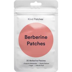 Kind Patches Berberine Dietary Supplement Patches - 30ct