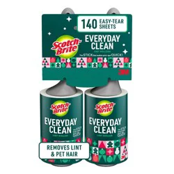 Scotch-Brite Holiday Everyday Clean Lint Rollers 70 Sheets Each - 2ct