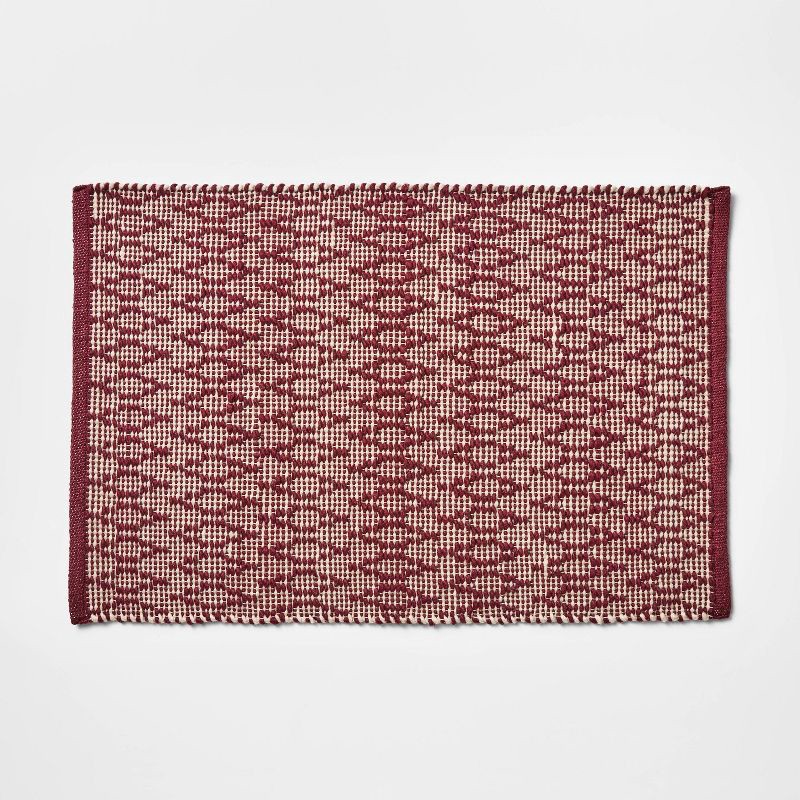 slide 1 of 4, Threshold designed w/Studio McGee 25"x38" Plaid Scatter Dorm Accent Rug - Threshold™ designed with Studio McGee, 1 ct
