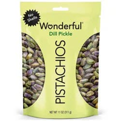 Wonderful No Shell Dill Pickle Pistachio Nuts - 11oz