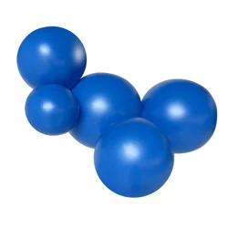 Minnidip Balloon Garland 5-cluster in Cobalt Satin