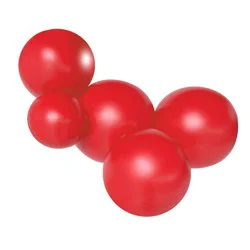Minnidip Balloon Garland 5-cluster in Red Satin