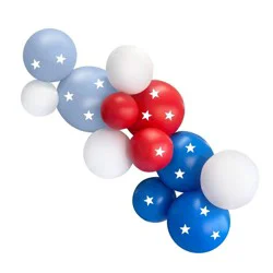 Minnidip Balloon Garland 12-cluster in Americana