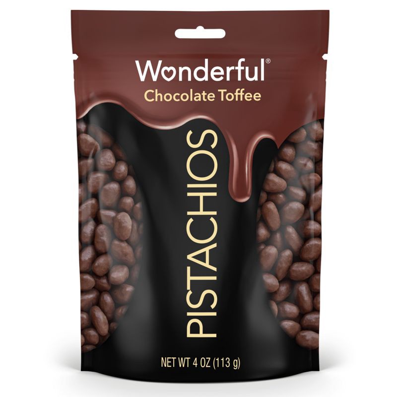slide 1 of 6, Wonderful No Shell Chocolate Toffee Pistachio Nuts - 4oz, 4 oz