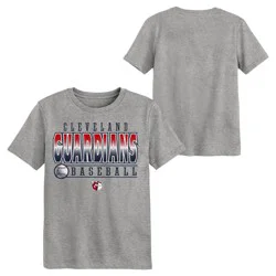 MLB Cleveland Guardians Youth Gray Poly T-Shirt - XS
