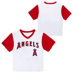 MLB Los Angeles Angels Youth Poly Jersey - M