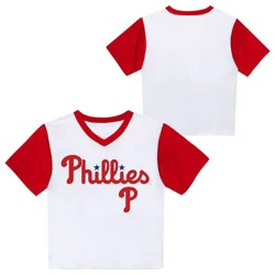 MLB Philadelphia Phillies Youth Poly Jersey - L
