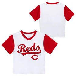 MLB Cincinnati Reds Youth Poly Jersey - L