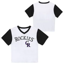 MLB Colorado Rockies Youth Poly Jersey - XS